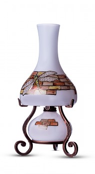 Bohemia Crafts VÁŽKA - elektrická a petrolejová lampa v jednom