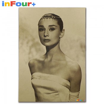 Plakát Audrey Hepburn 51,5x36cm Vintage č.5