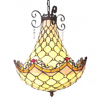 Závěsná lampa Tiffany Birne