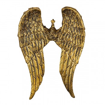 Dekorativní křídla s korunkou