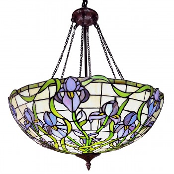 Závěsná lampa Tiffany Lilium