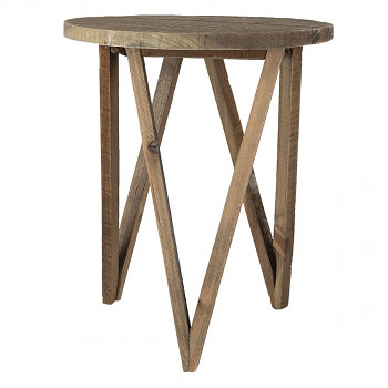 Dřevěný stolek pod květináč