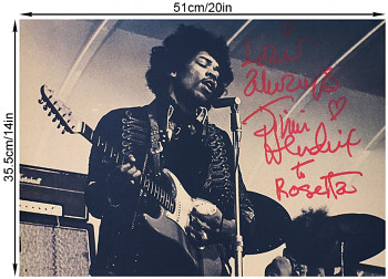 Plakát Jimi" Hendrix 50,5x35cm kraft paper
