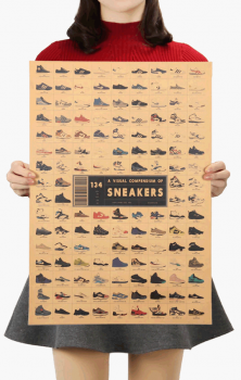Plakát tablo Fashion Sneakers č.114, 51.5 x 36 cm
