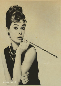 Plakát Audrey Hepburn č.126, 42x30 cm