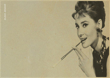 Plakát Audrey Hepburn č.131, 42x30 cm