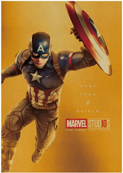 Plakát Marvel Avengers 4 Endgame, Captain America č.137, 51.5 x 36 cm
