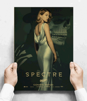 Plakát James Bond Agent 007, Léa Seydoux, Spectre č.158, 29.7 x 42 cm