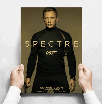 Plakát James Bond Agent 007, Daniel Craig, Spectre č.163, 29.7 x 42 cm