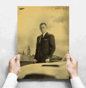 Plakát James Bond Agent 007, Daniel Craig, Spectre č.165, 29.7 x 42 cm