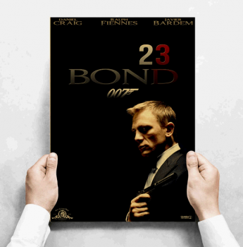 Plakát James Bond Agent 007, Daniel Craig, Skyfall č.166, 29.7 x 42 cm