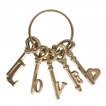 Dekorativní svazek klíčů LOVE