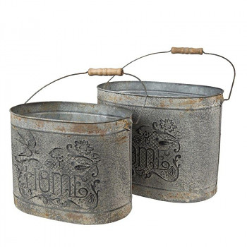 Sada dvou dekorativních kbelíků
