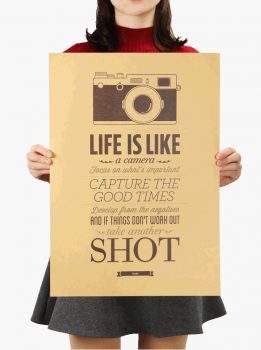 Plakát Life is like - život je jako... č.203, 35.5 x 51 cm