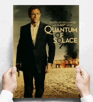 Plakát James Bond Agent 007, Daniel Craig, Quantum of Solace č.205, 29.7 x 42 cm 