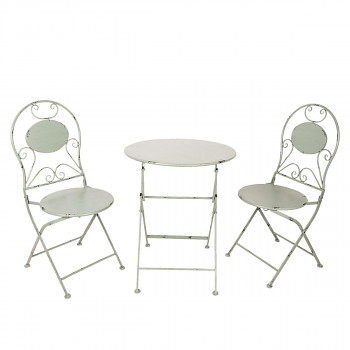 Zahradní bistro set stůl a dvě židle