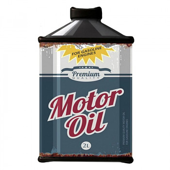 Plechová cedule MOTOR OIL