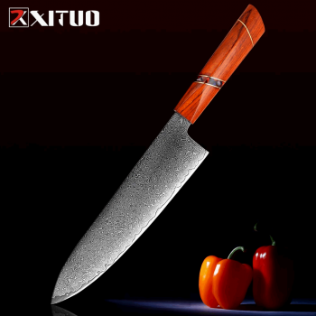 Šéfkuchařský nůž Habanero 8" XITUO 67 vrstev damaškové oceli