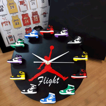 Nástěnné hodiny Nike Jordan Flight Shoes