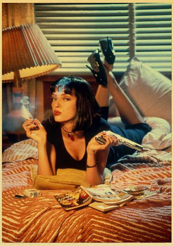 Plakát Pulp Fiction, Uma Thurman č.245, 42 x 30 cm