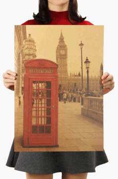 Plakát úžasné stavby, Big Ben, č.246, 50.5 x 36 cm 