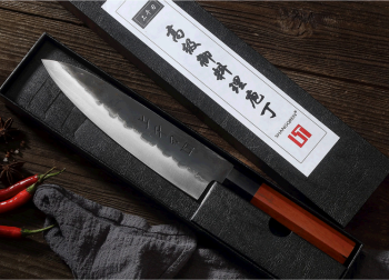 Kuchyňský nůž Šéfkuchaře SHANGQREN 8" Si-an 5Cr15CoMov ručně kovaná ocel