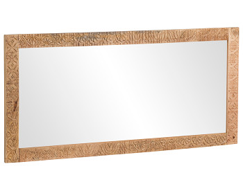 Zrcadlo Gudžara 150x70 z mangového dřeva