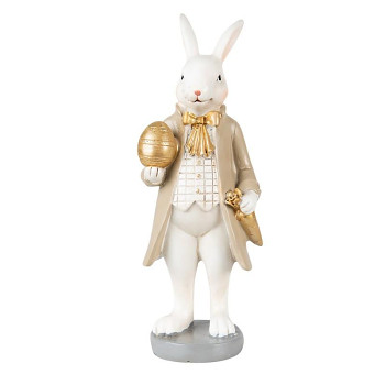 Dekorativní figurka králíka s vajíčkem