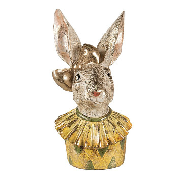 Dekorativní bysta králíka s mašlí