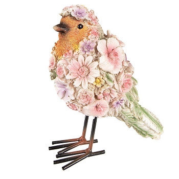 Dekorativní figurka ptáčka FLOWER