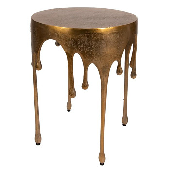 Hliníkový odkládací stolek GOLD