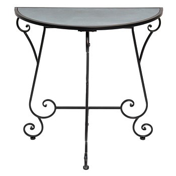 Konzolový stolek dřevo a kov