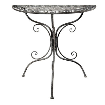 Kovový konzolový stolek