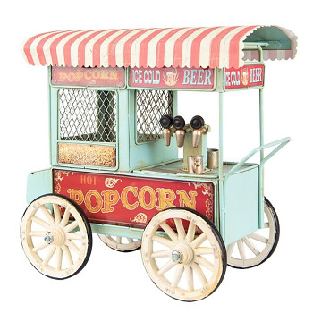 Dekorativní vintage vozík na popcorn