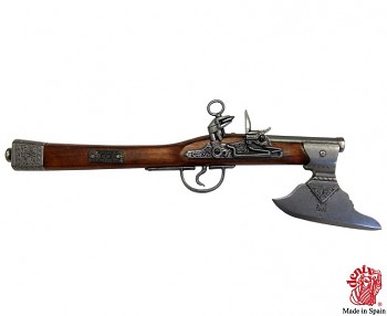 Německá pistole se sekerou 17. století