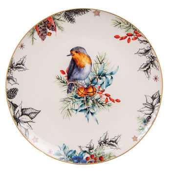 Porcelánový dezertní talíř BIRD