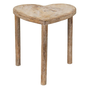 Dřevěná stolička na rostliny