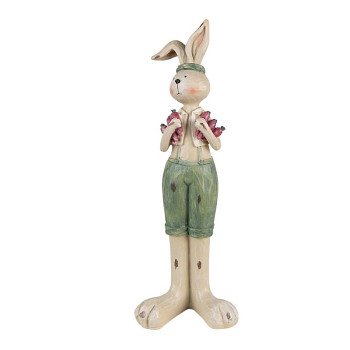 Dekorativní králičí kluk s mrkví Clayre & Eef 6PR3607