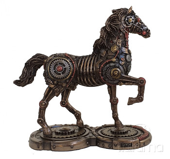 Steampunková socha Italfama Mechanical horse