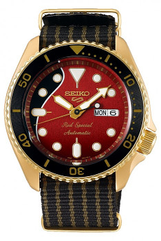 Seiko SRPH80K1 LIMITED EDITION Brian May "Red Special" pánské mechanické hodinky s automatickým nátahem