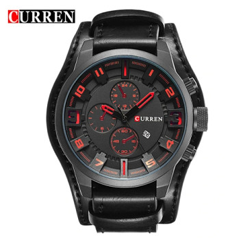 Pánské stylové hodinky Curren Red Baron
