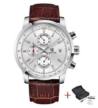 Pánské hodinky Benyar BY-5102M-silverbrown