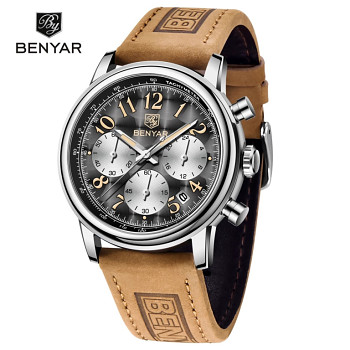 Pánské hodinky Benyar Sport Chromograph Black