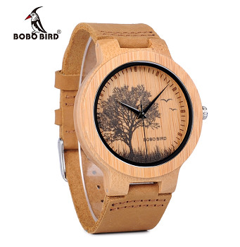 UNI Dřevěné hodinky BOBO BIRD Bamboo Tree