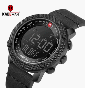 Pánské digitální hodinky Kademan Adventure black