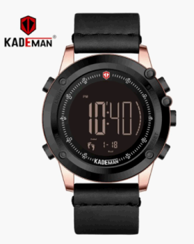 Pánské digitální hodinky Kademan Rock blackgold