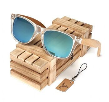 Unisex dřevěné brýle v krabičce