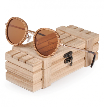Dámské dřevěné brýle v krabičce