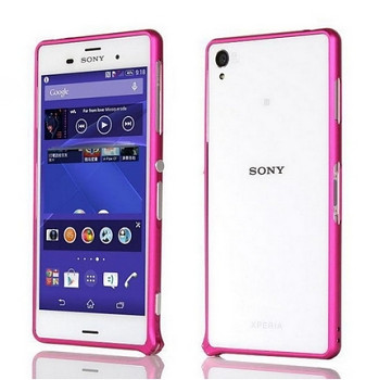 Hliníkový rámeček pro Sony Xperia Z3 růžový