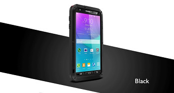 Ochranné pouzdro LOVE MEI pro Samsung Galaxy Note černé